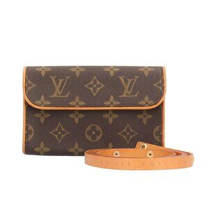 LOUIS VUITTON Brown Monogram Fanny Pack